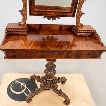 A neo Rococo mahogany vanity desk.