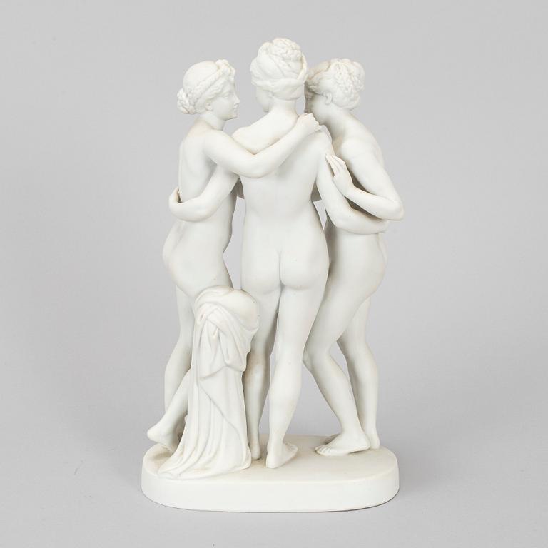 A porcelain figurine, Three Graces.