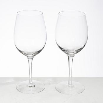 Erika Lagerbielke, 16 wineglasses, "Merlot 45 cl", Orrefors.