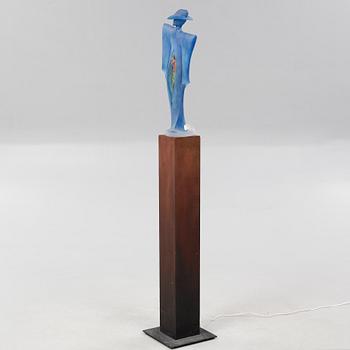 KJELL ENGMAN, skulptur, glas, signerad.