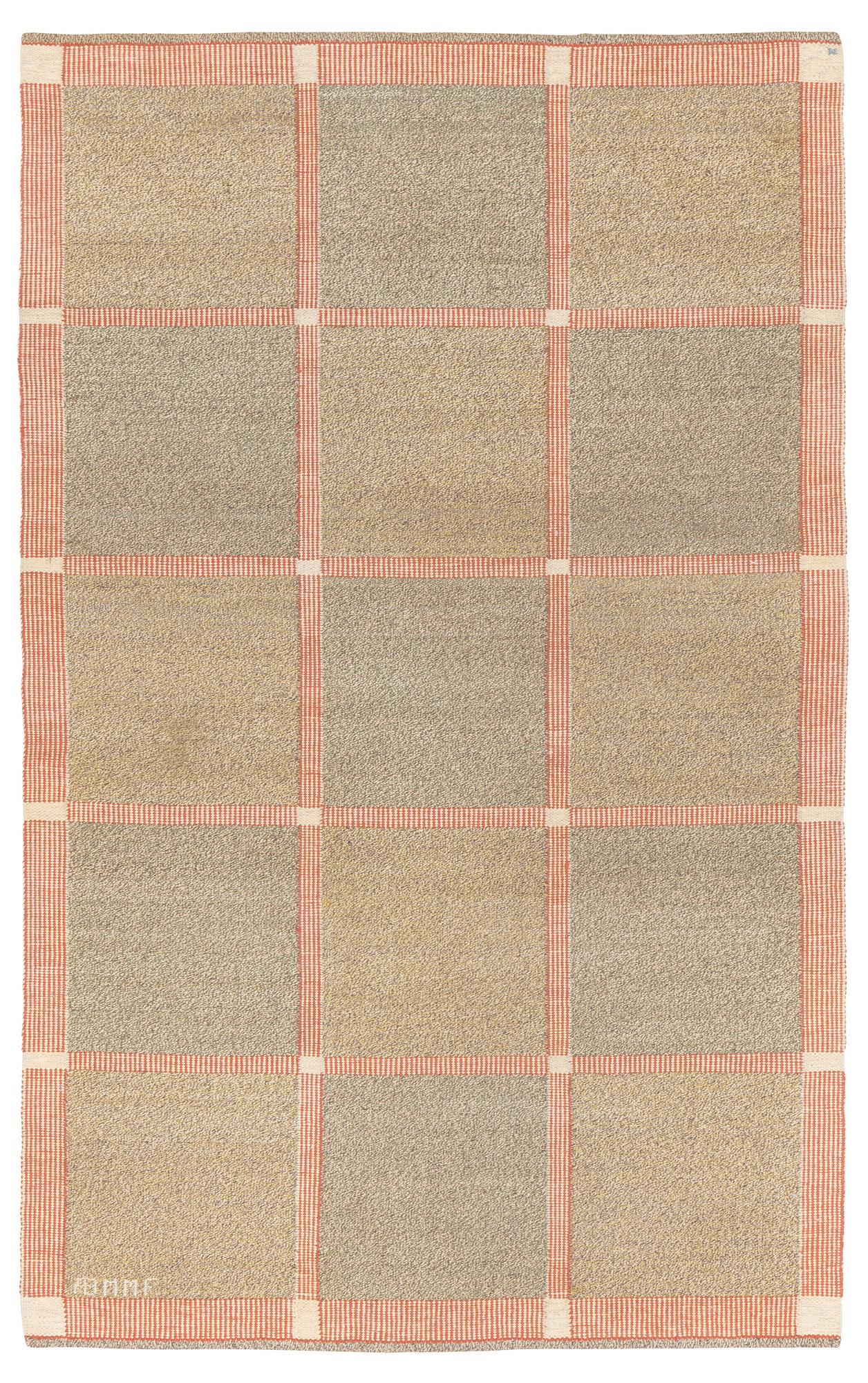 Märta Måås-Fjetterström, matta, "Effsingen", rölakan, ca 248 x 157 cm, signerad AB MMF.