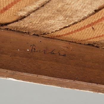 BANKETTER, ett par snarlika, Sengustavianska, omkring år 1800.