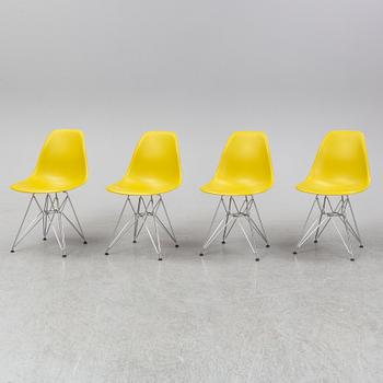 CHARLES AND RAY EAMES, six DSR chairs, Vitra, 2011.