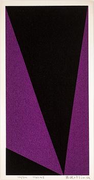 Olle Baertling · OLLE BAERTLING, färgserigrafi, 1962-68, signerad och numrerad 231/300.