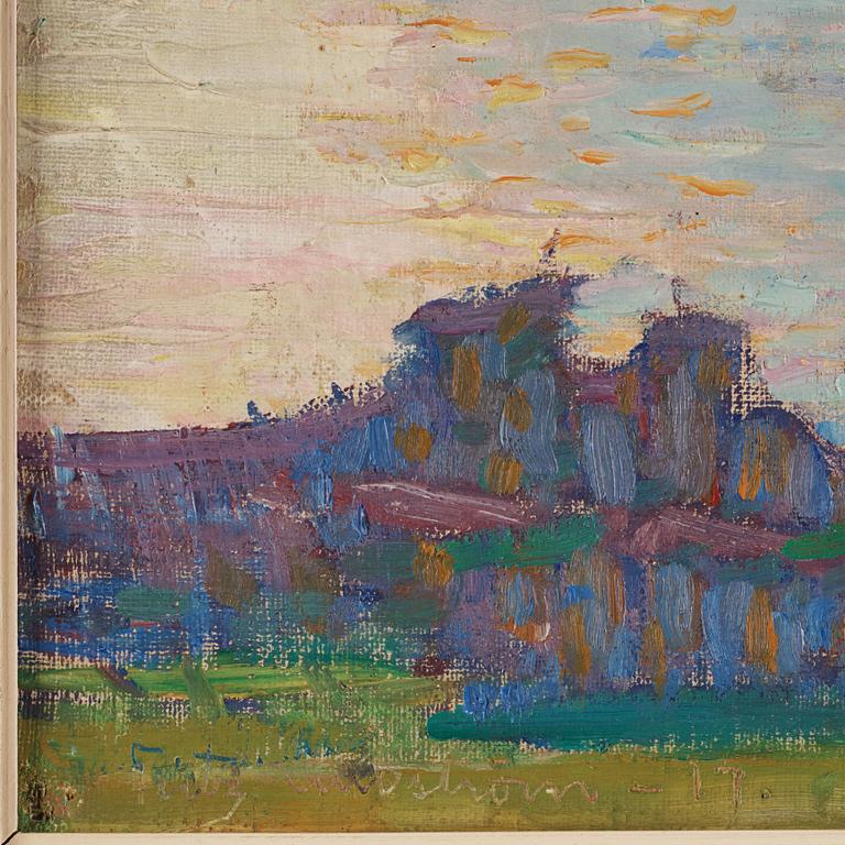 Fritz Lindström, Coastal Landscape.