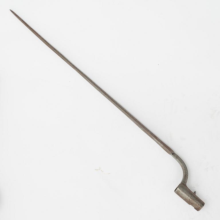 Flintlock rifle, Swedish repair model from the early 19th century.