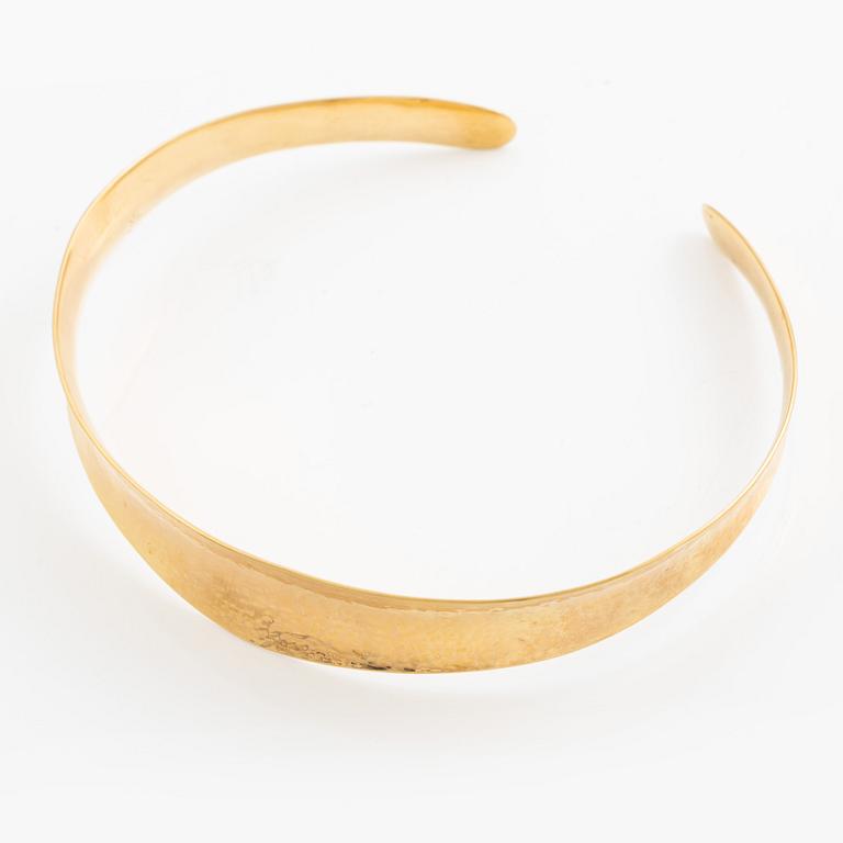 Carl Nyströmer, a necklace, 18K gold, Stockholm 1960.