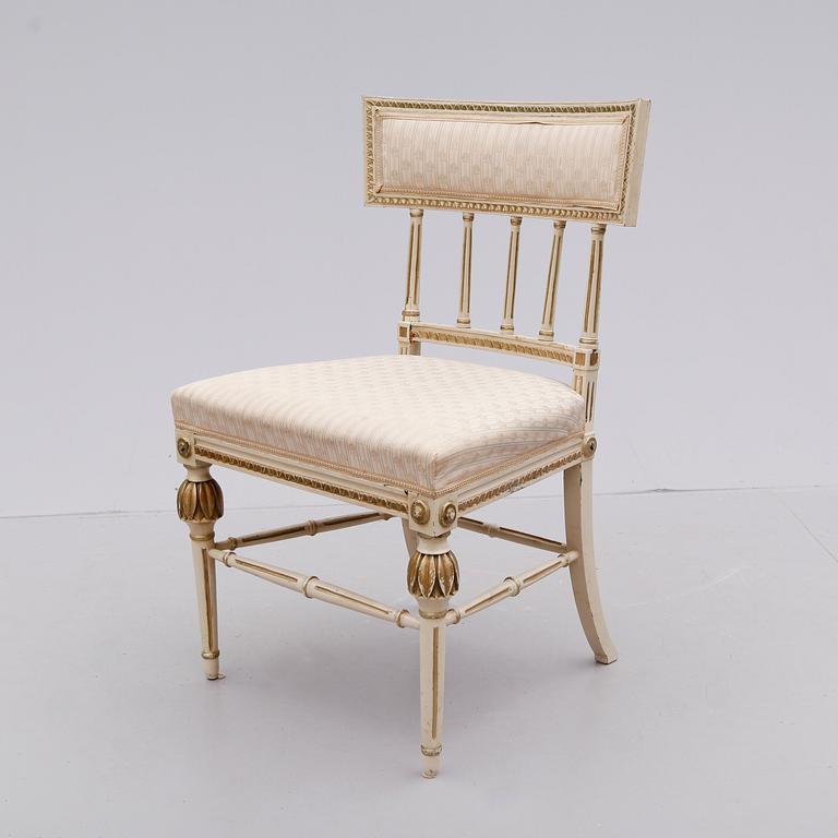 STOL, gustaviansk stil, sekelskiftet 1900.