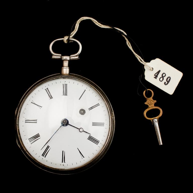 SPINDELUR, silver, 1800-tal.