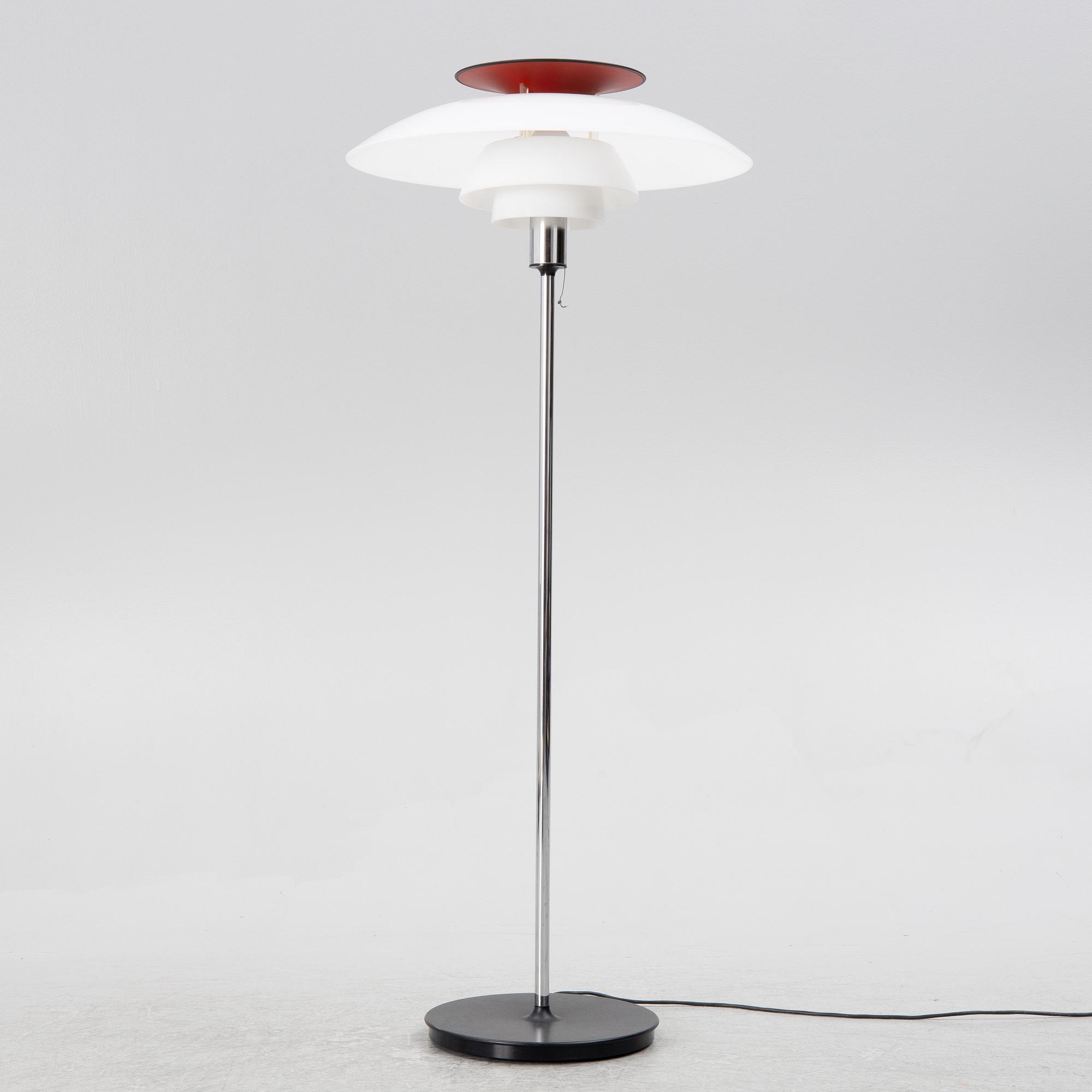 Poul Henningsen, a 'PH 80' floor lamp, Louis Poulsen, Denmark.