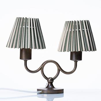 Josef Frank, a brass table lamp, Svenskt Tenn, Sweden 1950s.