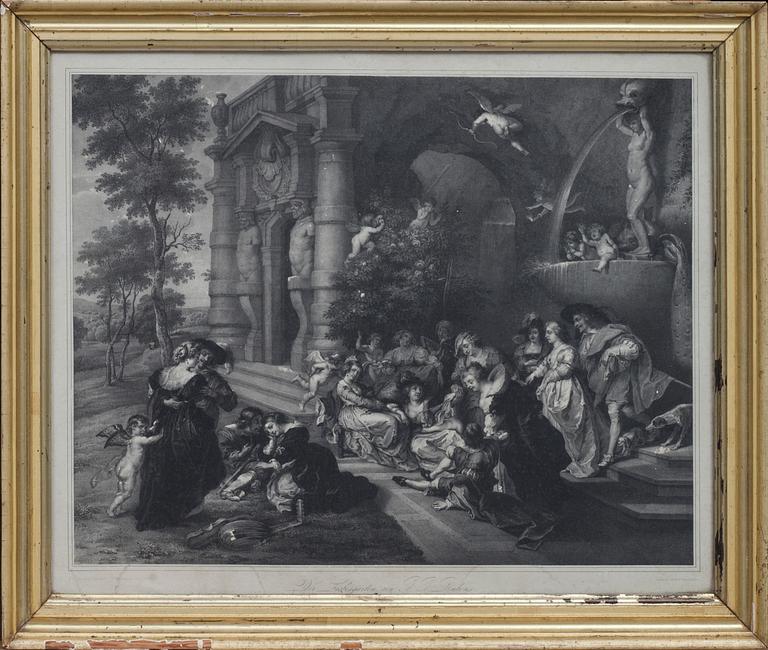 KOPPARSTICK, 3 st, Dresden, 1800-tal.