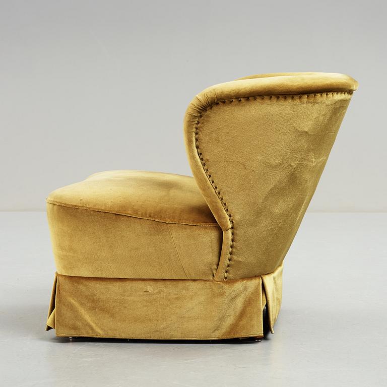 A 1940s Swedish Modern easy chair.