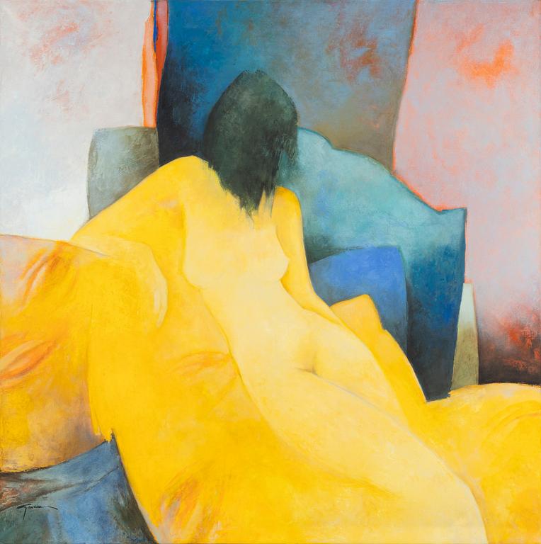 Claude Gaveau, "Les coussins jaunes".