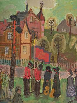 Olle Olsson-Hagalund, The Salvation Army in Hagalund.