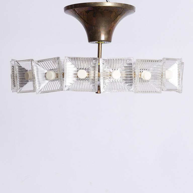 Carl Fagerlund, taklampa, Orrefors, 1900-talets andra hälft.