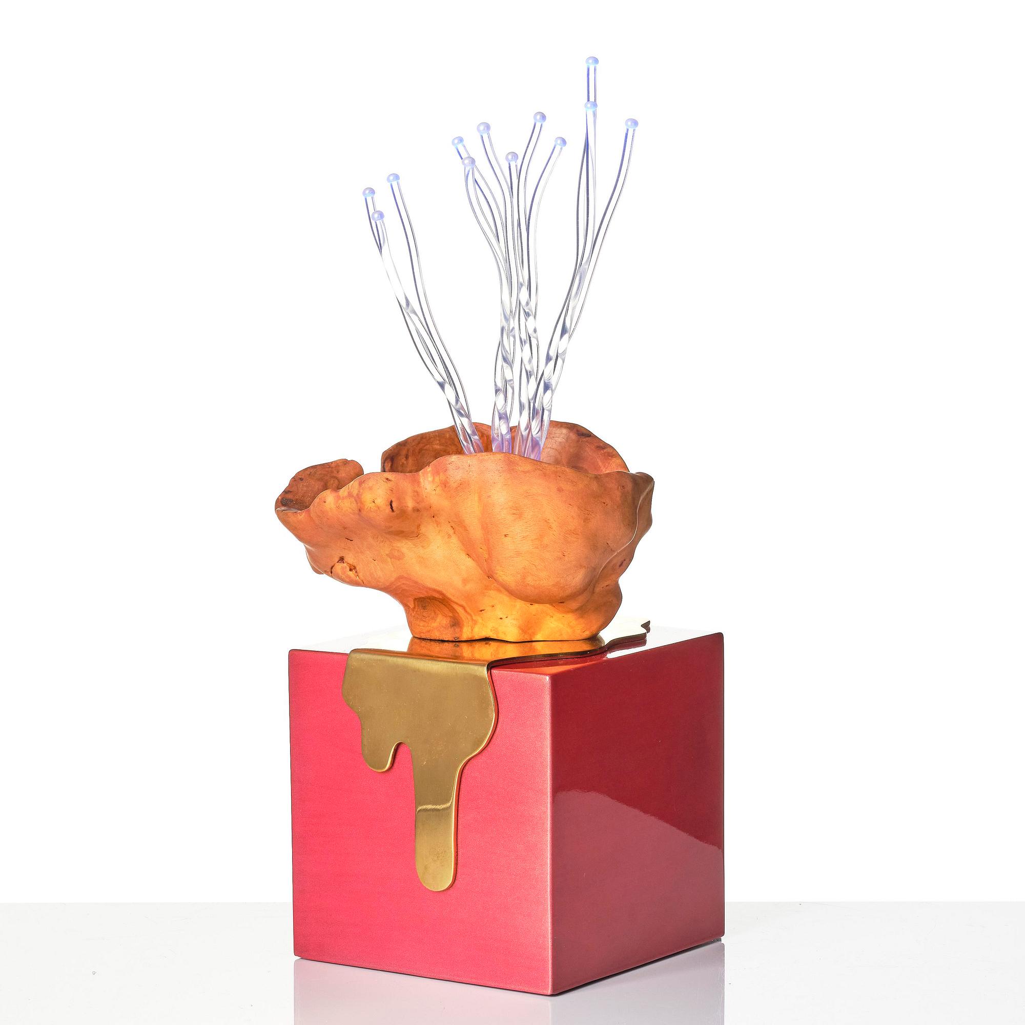 Aia Jüdes, a unique "Vril" lamp/light object, 2020.
