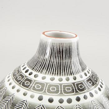 Ingrid Atterberg, Vase "Grafika", Upsala-Ekeby, Sweden 1950's.