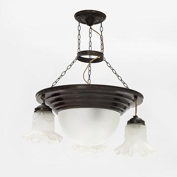 A ceiling light, early 20th Century.