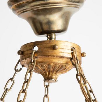 An Empire style chandelier, early 20th century.