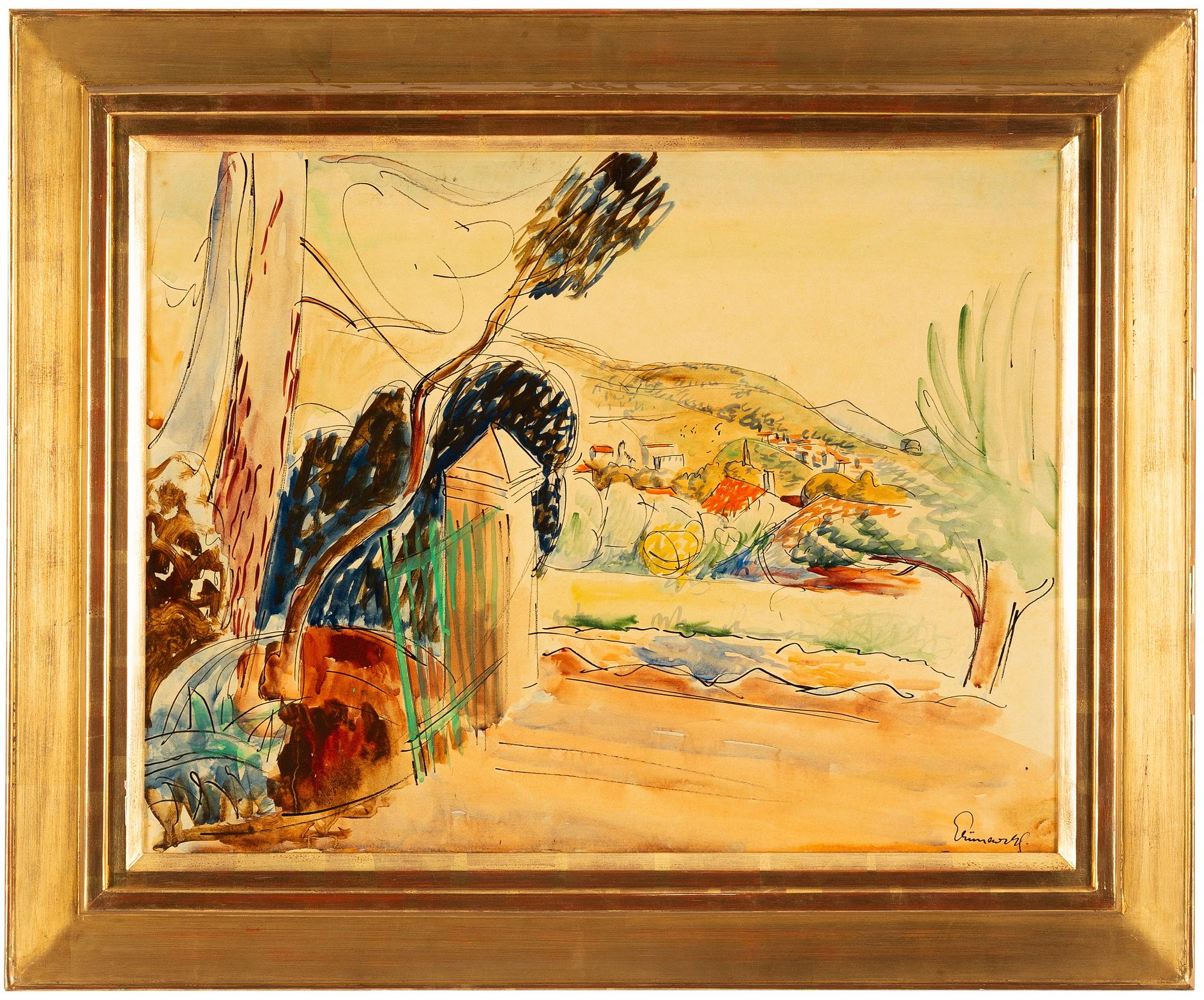 Isaac Grünewald, Landscape.