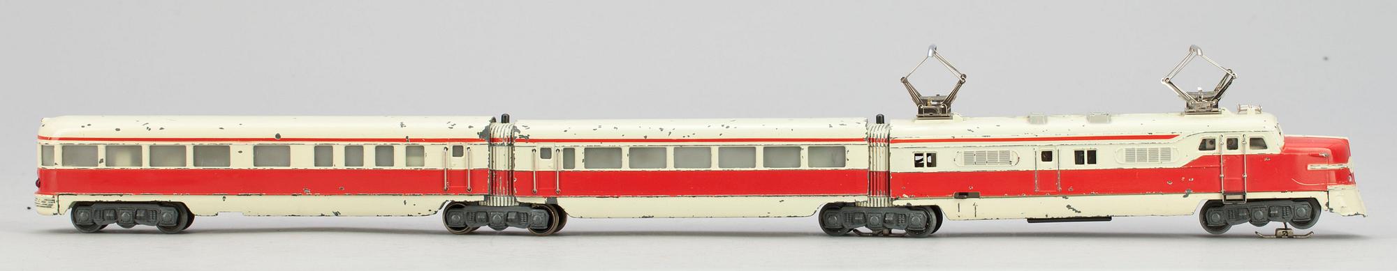 MOTORVAGNSTÅG, "H0 ST800.6", Märklin, 1950-tal.
