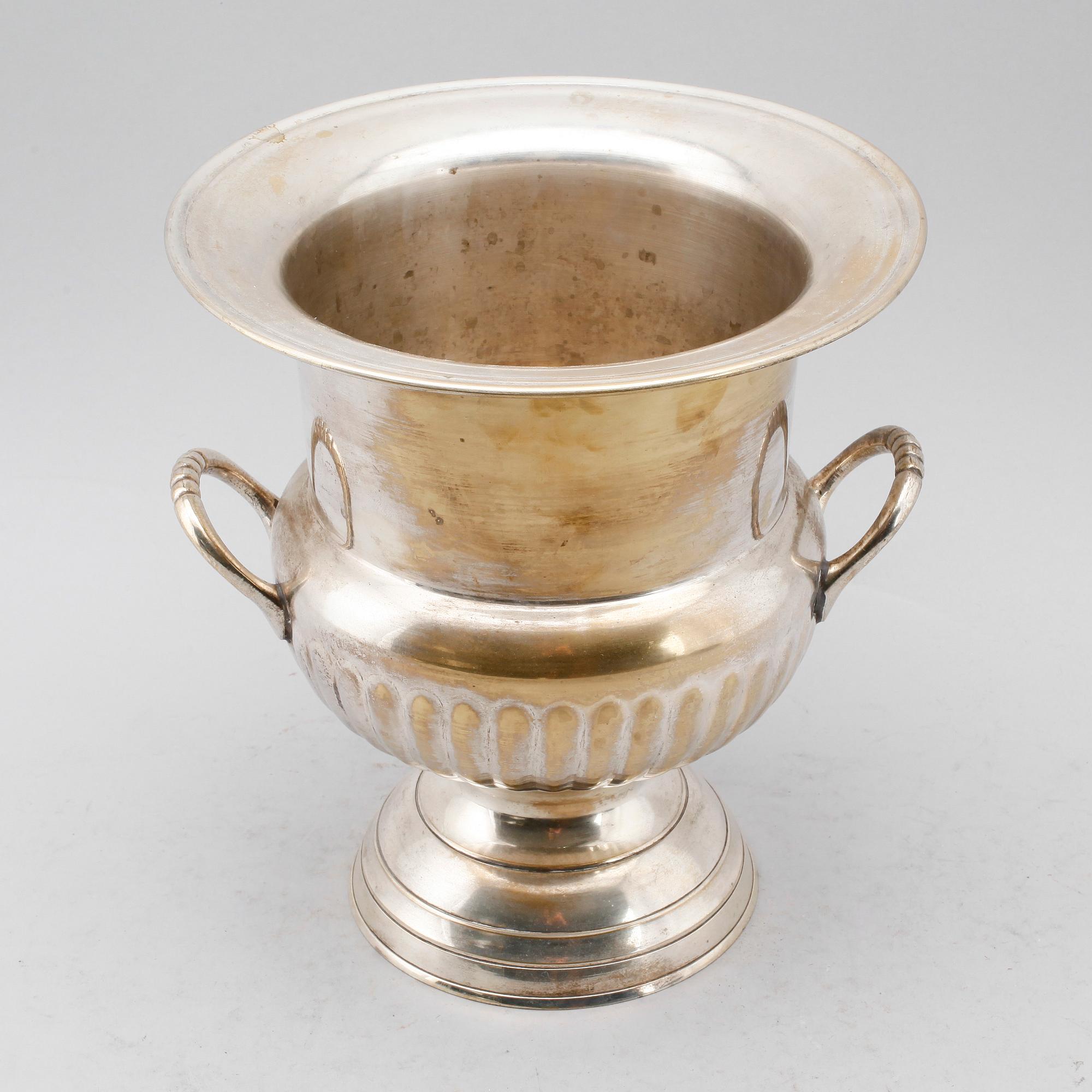CHAMPAGNEKYLARE, nysilver, 1900-tal.