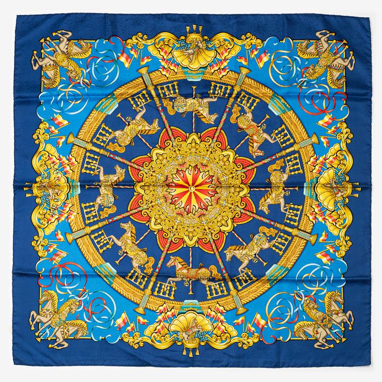 Hermès, scarf, "Luna Park".