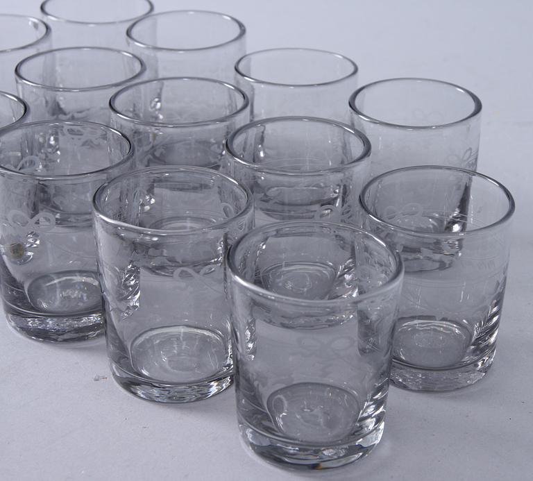 SELTERSGLAS, 16 st, "Antik", Reijmyre.