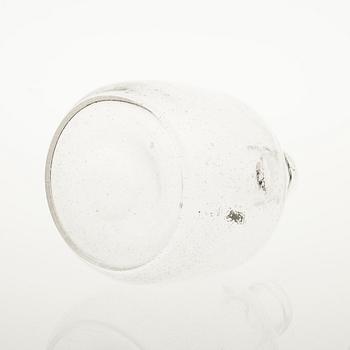 FLASKA, glas, Kaj Franck, märkt i botten Nuutajärvi Notsjö.