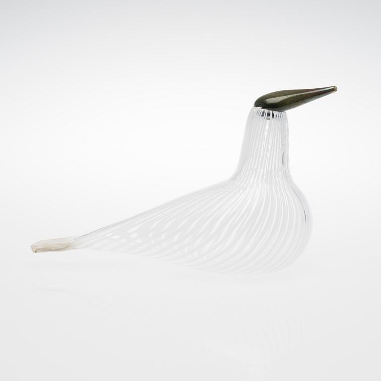 OIVA TOIKKA, BIRD, Suomen Sotka. Signed O.Toikka, Nuutajärvi 1992 316/1992.