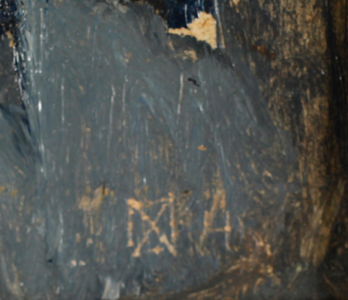 NISSE ZETTERBERG, olja på pannå, monogramsignerad.