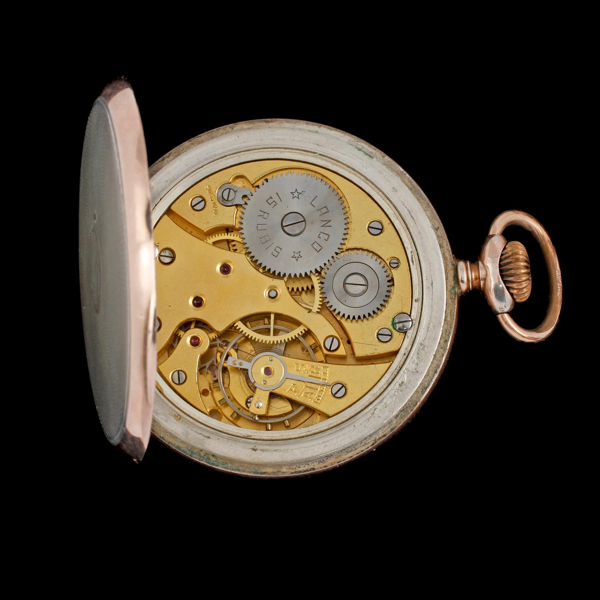 FICKUR, ankarur, silver, Lancora, 1900-talets början. Vikt 103 g.