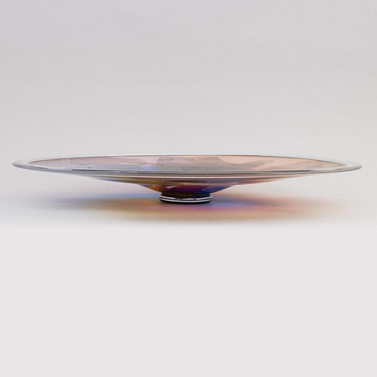 Ann Wolff, a signed glass platter.