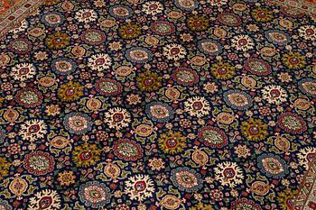 Carpet, Tabriz, approx. 300 x 295 cm.