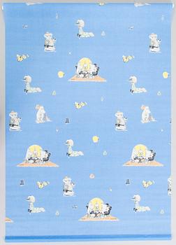 Rullakaihtimet, 3 kpl, "Muumit", valmistaja Pisla Oy 2000-luvun alku.