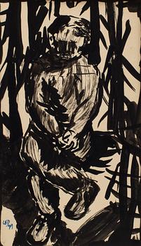 LARS ENGLUND, Ink drawings, signed and dated -49.
