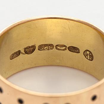 Kalevala Koru, ring, "Kaira", 14K gold, Helsinki 1960.