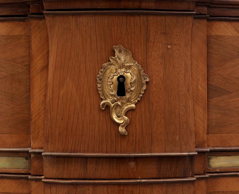 A North European Rococo 18th century cupboard.