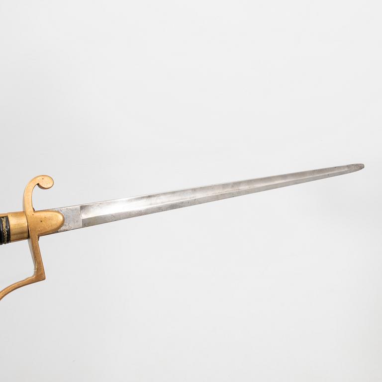 A German NCO's sabre 1889 pattern with scabbard.