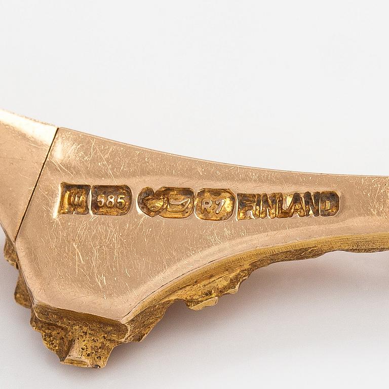 Björn Weckström, kaulakoru, Kaarisilta, 14K kultaa.