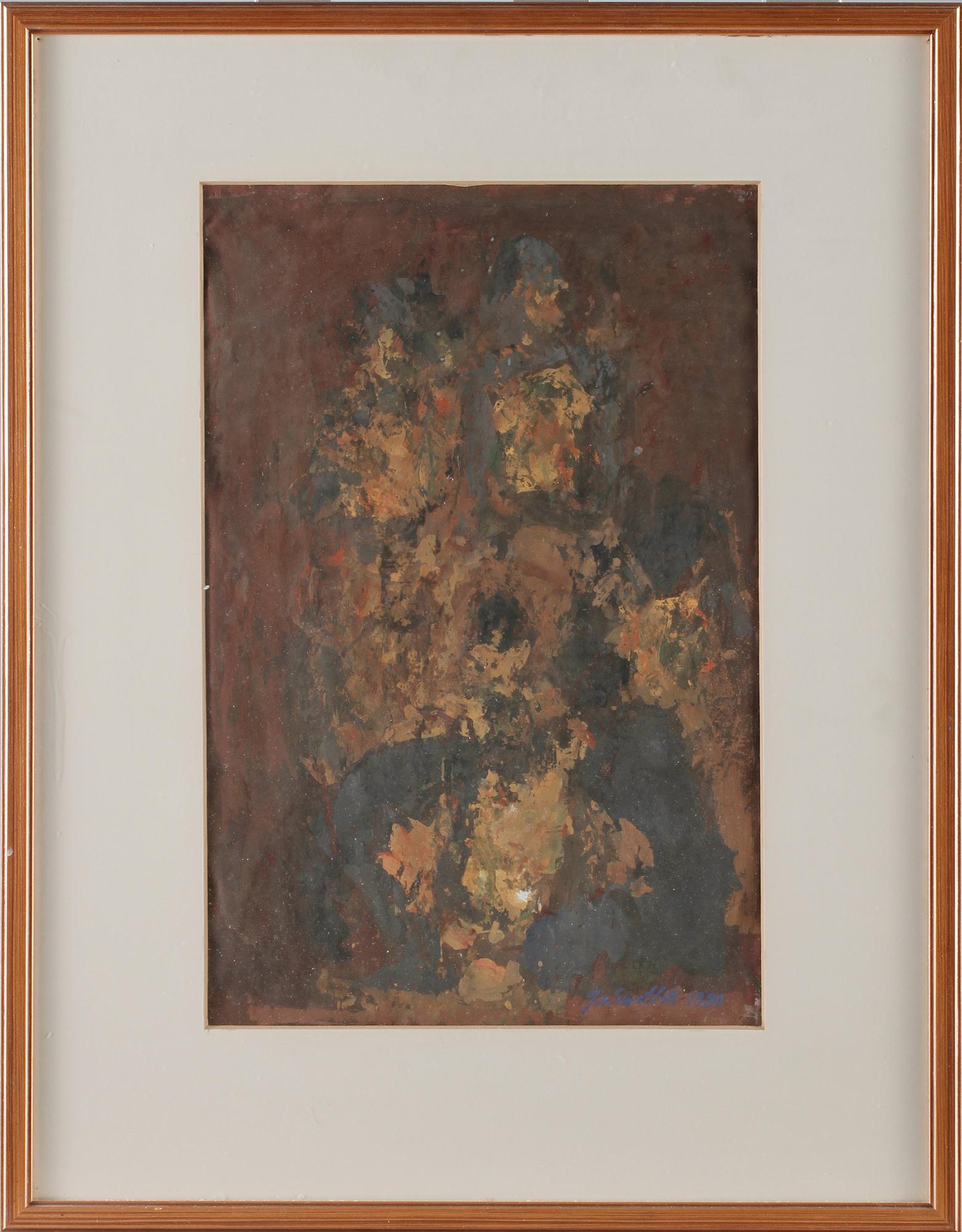 GEORGES VON SWETLIK, tempera, signerad och daterad 1980.