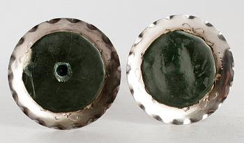 LJUSSTAKAR, 1 par, silver, GAB Stockholm 1928.
