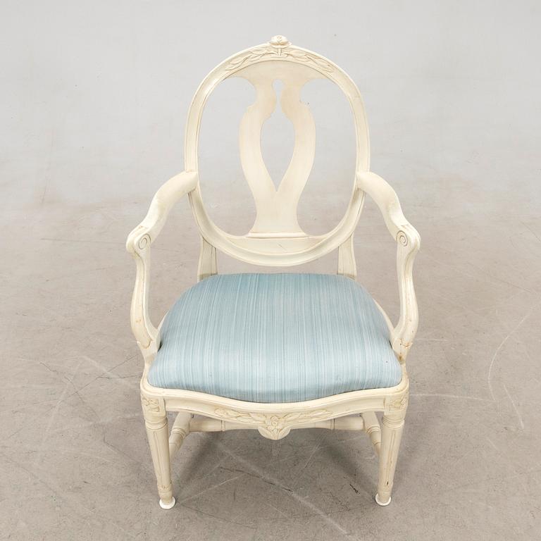 Armchair, Gustavian, Stockholm work, circa 1800.