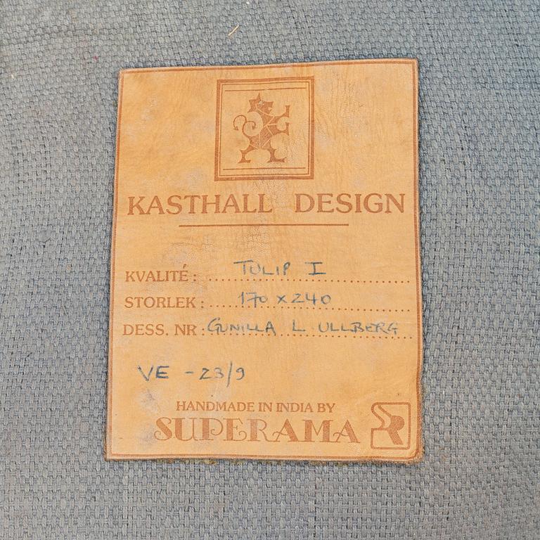 Gunilla Lagerhem Ullberg, matta, tuftad, "Tulip 1" Kasthall, ca 235 x 173 cm.