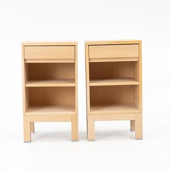 Marit Stigsdotter, bedside tables, a pair, “Serena”, Stolab, 2000s.