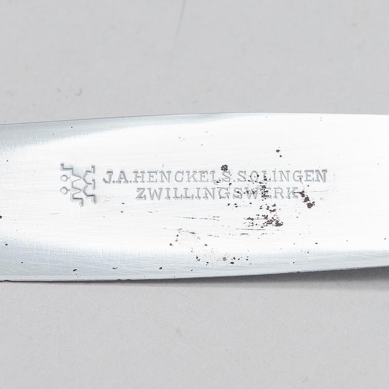 A 24-piece set of Latzko silver cutlery, Pest, Austro-Hungarian Empire 1878-1922.