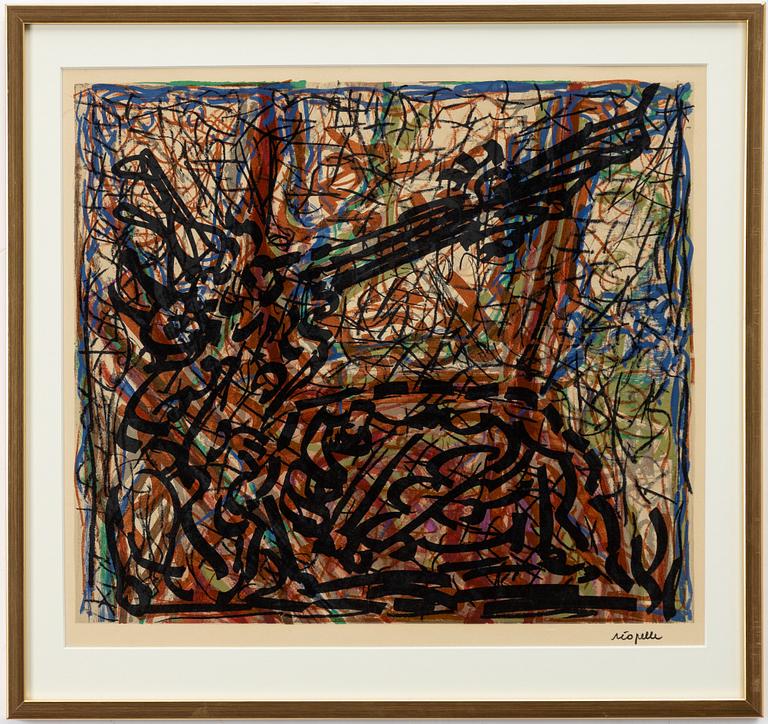 Jean-Paul Riopelle, "Animal couché".