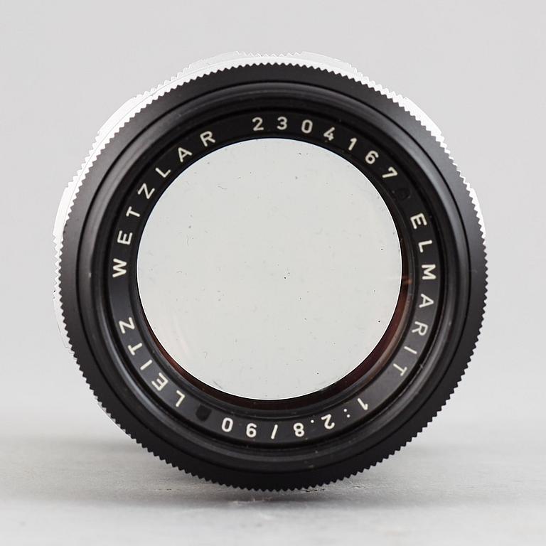 LEITZ WETZLAR, camera lens,  ELMARIT-M, 1:2.8/90.
