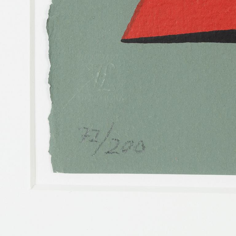 C Göran Karlsson, silkscreen in colours, 1989, signed 72/200.